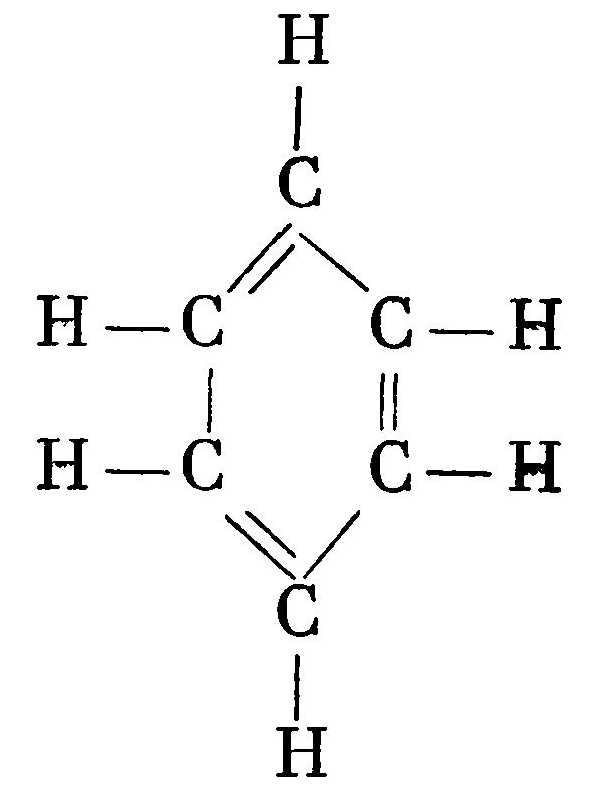 Структурная формула бензола
